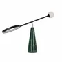 Lampes à poser - Lampe de table en acier noir et marbre céramique - ANGEL CERDÁ