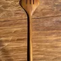 Fourchettes - Couvert à salade ou grande cuillère en teck ovale fendue L18 D8,5 - OFFICE OBJETS