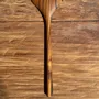 Fourchettes - Couvert à salade ou grande cuillère en teck ovale fendue L18 D8,5 - OFFICE OBJETS
