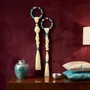Other wall decoration - Twisted Harmony: 2-Piece Handmade Braided Macrame Wall Installation - SARMAL DESIGN