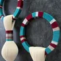 Other wall decoration - Twisted Harmony: 2-Piece Handmade Braided Macrame Wall Installation - SARMAL DESIGN