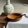 Couteaux - Petite spatule, couteau à tartiner en teck monoxyle indonésien L18 l2 - OFFICE OBJETS