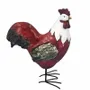 Sculptures, statuettes and miniatures - Red Rooster Figurine 22cm - ROLANDE DU DREUILH  LACE JEWEL