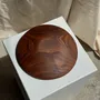 Objets de décoration - Petit vide poche circulaire en teck monoxyle épais D25 H7 - OFFICE OBJETS