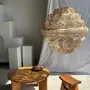 Objets de décoration - Petit vide poche circulaire en teck monoxyle épais D25 H7 - OFFICE OBJETS
