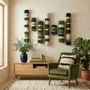 Other wall decoration - Moss & Ocean Totems: Multi-Piece Textured Wall Installation Set - SARMAL DESIGN
