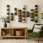 Other wall decoration - Moss & Ocean Totems: Multi-Piece Textured Wall Installation Set - SARMAL DESIGN