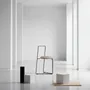 Tabourets pour collectivités - FLOW CHAIR, SCULPTURAL MINIMAL ULTRABLACK CHAIR - LAPIEGA