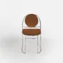 Chaises - Chaise Ducale BZ d'Enrico Girotti pour chrome lapiega et velours jaune - LAPIEGA
