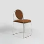 Chaises - Chaise Ducale BZ d'Enrico Girotti pour chrome lapiega et velours jaune - LAPIEGA