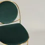 Chaises - Chaise Ducale BZ d'Enrico Girotti pour chrome lapiega et velours jaune - LAPIEGA