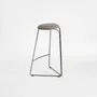 Tabourets - Tabouret de comptoir Flow Hi Stool, édition Ultrablack - LAPIEGA