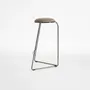 Tabourets - Tabouret de comptoir Flow Hi Stool, édition Ultrablack - LAPIEGA