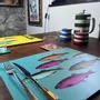 Sets de table - Set de table en forme de sardine - ZOOH