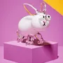 Art glass - Rabbit - Blown glass sculpture - CAT DESIGNER VERRIER