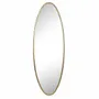 Decorative objects - GOLD METAL OVAL DECORATIVE MIRROR 41X120CM - EMDE
