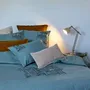 Linge de lit - PARURE DE LIT BRODÉE EN PERCALE DE COTON LONDRES - SYLVIE THIRIEZ