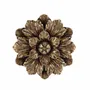 Decorative objects - GOLD FLOWER WALL DECORATION 13.5CM - EMDE