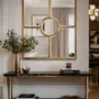 Decorative objects - GOLD WINDOW MIRROR 93X115CM (EXTERNAL SIZE) - EMDE