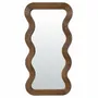 Decorative objects - HONEY WOOD WAVE MIRROR 60X120CM - EMDE