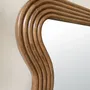Decorative objects - HONEY WOOD WAVE MIRROR 60X120CM - EMDE