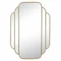 Decorative objects - GOLD METAL ART DECO MIRROR 60X85CM - EMDE