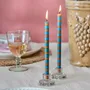 Objets de décoration - Bougies effilées aux couleurs et motifs de la saison - IB LAURSEN