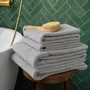 Serviettes de bain - SERVIETTE DE TOILETTE DALARÖ, GRIS CLAIR 50x70cm 100 % coton, 580 g/m2 - BY WILLE