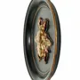 Decorative objects - ROUND BLACK AND GOLD BEE WALL DECORATION 20CM - EMDE