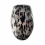 Decorative objects - BLACK AND WHITE SCALED GLASS VASE 17X25CM - EMDE