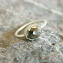 Jewelry - RING "DROP” SILVER 925 PYRITE - KARAWAN AUTHENTIC