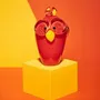 Art glass - Owl - Blown glass sculpture - CAT DESIGNER VERRIER