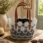 Sacs et cabas - Cabas dentelle blanc - ROLANDE DU DREUILH  LACE JEWEL