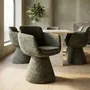 Chaises - Fauteuil Pivotant Lexi Kaki - EMPREINTE DU TEMPS