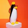 Art glass - Penguin - Blown glass sculpture - CAT DESIGNER VERRIER