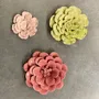 Objets de décoration - DÉCO MURALE FLEUR CÉRAMIQUE ROSE 20.7CM - EMDE
