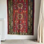 Contemporary carpets - Large Turkish carpet with a predominance of red 231x170 - OFFICE OBJETS