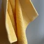 Serviettes de bain - SERVIETTE DE TOILETTE DALARÖ, JAUNE 50x70cm 100%coton 580g/m2 - BY WILLE