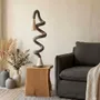 Objets de décoration - Spirale en velours : objet d'art texturé sculptural fait main - SARMAL DESIGN