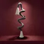 Objets de décoration - Spirale en velours : objet d'art texturé sculptural fait main - SARMAL DESIGN