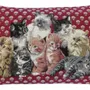Coussins textile - Coussin tapisserie multichats - ROLANDE DU DREUILH  LACE JEWEL