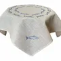 Linge de table textile - Surnappe carré Sardine - ROLANDE DU DREUILH  LACE JEWEL