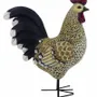 Sculptures, statuettes et miniatures - Figurine Coq 34 cm Résine - ROLANDE DU DREUILH  LACE JEWEL