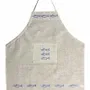 Tabliers de cuisine - Tablier Sardine Gris - ROLANDE DU DREUILH  LACE JEWEL