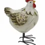 Sculptures, statuettes et miniatures - Figurine poule 16,5cm en Résine - ROLANDE DU DREUILH  LACE JEWEL