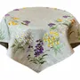 Table linen - Polyester multi-flower tablecloth - ROLANDE DU DREUILH  LACE JEWEL