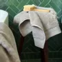 Serviettes de bain - SERVIETTE DE TOILETTE DALARÖ, SABLE 90x150cm 100 % coton, 580 g/m2 - BY WILLE