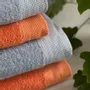Serviettes de bain - SERVIETTE DE TOILETTE DALARÖ, BLEU CLAIR 90x150cm 100%coton 580g/m2 - BY WILLE