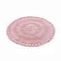 Other bath linens - TAPIS DE BAIN ROND RIMINI, ROSE 100cm 100 % coton, 1800 g/m2 - BY WILLE