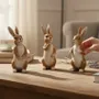 Sculptures, statuettes et miniatures - Figurine Lapin en Résine 11cm - ROLANDE DU DREUILH  LACE JEWEL